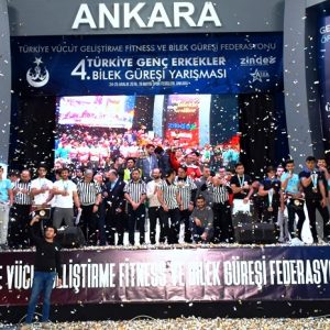 4. Türkiye Genç Erkekler Bilek Güreşi Yarışması Büyük Bir Coşkuyla Tamamlandı!